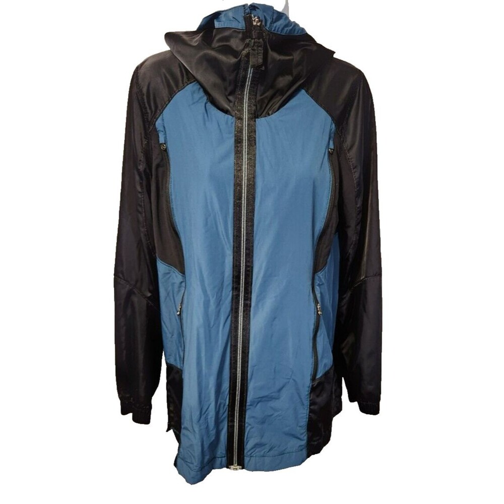 Lululemon Right Round Jacket Sz 8 Alberta Lake Teal Hoodie, EUC